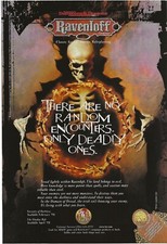 Vintage Print Ad Ravenloft Supplements - TSR - AD&D - Inquest May 1998 10