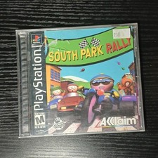 South Park Rally Sony PlayStation 1 PS1 Black Label w/ Manual Resurfaced Tested picture