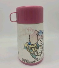 Vintage 1983 ALADDIN Pink Thermos Poochie MATTEL Read picture