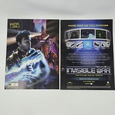 Deus Ex Invisible War Xbox Eidos Wage War Print Ad/Poster Official Promo Art picture