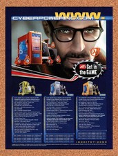 2004 Half-Life 2 ATI CyberPower PCs Original Advertisement / Retro Promo v3 picture