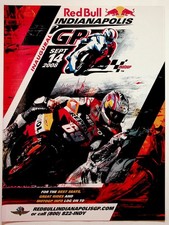 2008 Red Bull Indianapolis GP MotoGP Inaugural Race Motorcycle Print Ad picture