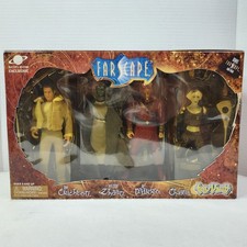 Farscape 4 Figure Set NOS 2000 Toy Vault John Crichton Sci-Fi Action Figures New picture