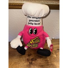 Jelly Belly Chef Plush Pink Jelly Bean Stuffed Animal Nanco w/ Tags Collectible picture