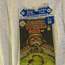 DC Comics Weird War Tales #28 1971 Bronze Age Joe Kubert Super Pac D-7 3-Pack picture