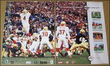 2004 NCAA Football 2005 2-Page Print Ad Video Game Advertisement VTG EA Sports picture
