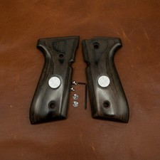 SHARD Tactical Beretta 92 96 Wood Pistol Grips Full Size 92FS EDC Combat Set picture