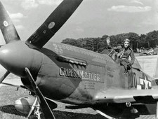 WW2  Photo WWII USAAF P-51 Mustang Ace George Preddy World War Two /5221 picture