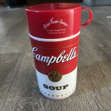 Vintage 1998 Campbell's Soup Thermos With Lid picture