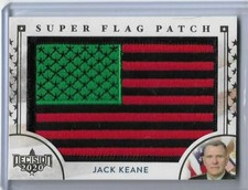 RARE 2020 DECISION GENERAL JACK KEANE SUPER FLAG PATCH HOLIDAY CARD #SF20 ~ QTY picture