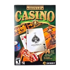 Hoyle Casino 14 PC Video Game Rated T Sierra Manual Booklet ONLY 1999-2003 picture