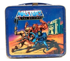 Vintage 1983  Masters Of The Universe Metal Lunchbox * A Little Rough * picture