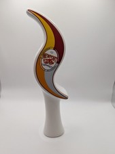 Newport Storm Tap Handle White Red Yellow Curved Seasonal Brewery Beer picture