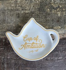 DoIly Parton CUP OF AMBITION Spoon Rest / Tea Bag Rest NEW WITH TAGS  picture