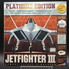 JetFighter III: Platinum Edition, 1997, Big Box, New & Sealed picture
