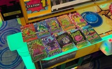 Konami Round1 Ninja Turtle TMNT Coin Pusher Card Arcade -You choose picture