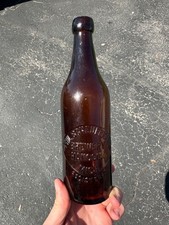 Vintage Phil Scheuermann Brewery Hancock Michigan Beer Bottle 9.25