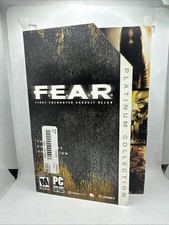 F.E.A.R. Platinum Edition Box 2005-07 PC Games w World In Conflict 10 Day Trial picture