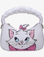 NEW Loungefly Disney The Aristocats Marie Fuzzy Handle Crossbody Bag Handbag  picture