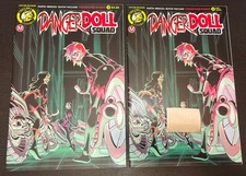 DANGER DOLL SQUAD #2 (Action Lab 2017) -- 1st Print + RISQUE VARIANT -- Set of 2 picture