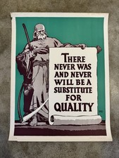 Vintage 1939 Robert Beebe Capitalism Propaganda Poster Elliott Service picture