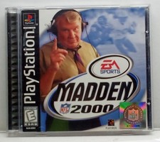 Madden NFL 2000 (PlayStation 1, 1999) Complete Tested Working - picture