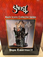 Ghost - Papa Emeritus 2 Knucklebonz Rock Iconz Statue RARE (Displayed) II picture