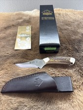 RARE Puma Buddy Fixed Blade Knife 118383 Germany Stag 07/RC NIB NOS picture