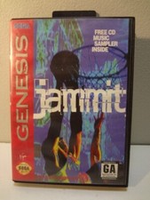 1994 Sega Genesis Jammit Basketball with Plastic Case no Manual, Tested, working picture