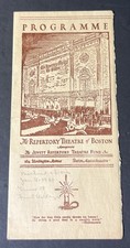 The Repertory Theatre of Boston Week of 12/30/29 Programme The Water Babies picture
