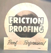 Vintage Wynn's Friction Proofing Tin Sign  21