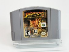 Indiana Jones and the Infernal Machine (Nintendo 64 N64) Authentic *BLOCKBUSTER* picture