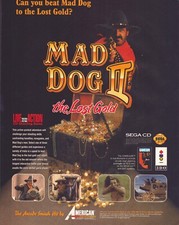 Vintage 1994 Print Ad - Mad Dog II - The Lost Gold - Promo Ad picture