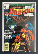 Spider-Woman 6 NM- 9.2 HIGH GRADE Werewolf Bondage Cover 1978 Marvel Comics picture