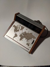 Vintage 70s Clock Data Time International Time Zone Clock picture