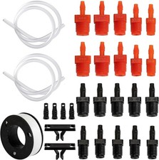 29Pc Brake Master Cylinder Bleeder Kit Universal SAE Metric Bleeding Tool picture