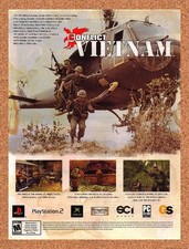 2004 Conflict Vietnam PS2 Original Advertisement / Retro Promo v1 picture