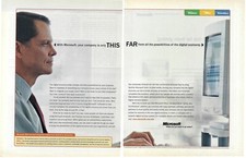1999 Microsoft Windows, Office, and BackOffice Vintage Magazine Print Ad/Poster picture