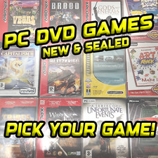 Selection Of New & Sealed PC Games DVD Cased Choose Your Game picture