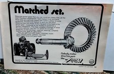 1971 Zoom Gears Ring Pinion Ad Drag Racing Hot Rod Engine Parts picture