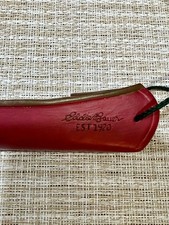 Rare Eddie Bauer Red Canoe Christmas Tree Ornament Vintage Holiday Decor picture