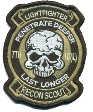 7th ID Recon, Hook and Loop Patch picture