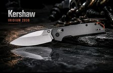 NEW Kershaw Iridium 2038WMX Crossbar Lock D2 Steel 3.4 Inch Blade-  picture