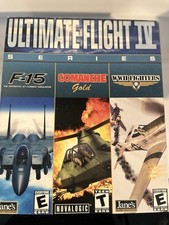 Ultimate Flight Series IV Big Box PC Games 100% Complete CIB 5 Discs Jane's F-15 picture