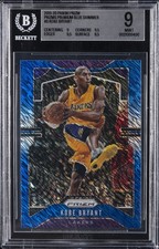 2019-20 PANINI PRIZM PRIZMS PREMIUM BLUE SHIMMER #8 KOBE BRYANT BGS 9 picture