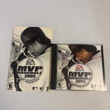 MVP Baseball 2005 PC Computer Game for Windows PC w/ both discs & key Rare GREAT picture
