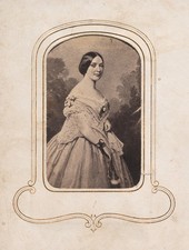 Varina Howell Davis 1850s Vintage Portrait Photo Reprint Wall Art picture