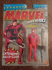 Toy Biz Marvel Super Heroes Daredevil Action Figure New On Card 1990 Good picture