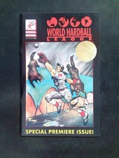 World Hardball League #1  Titan Comics 1994 VF  World Class Stamp picture