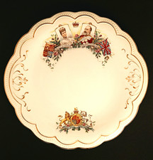1902 Queen Alexandra & King Edward VII Coronation Plate  9 3/4